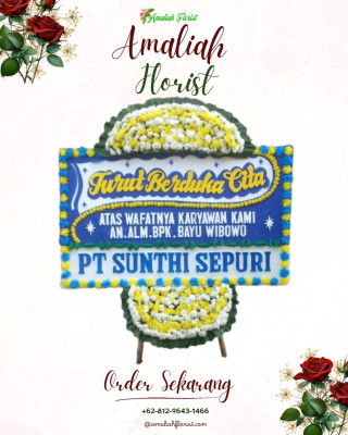 Papan Bunga Duka di Siantar Sitalasari