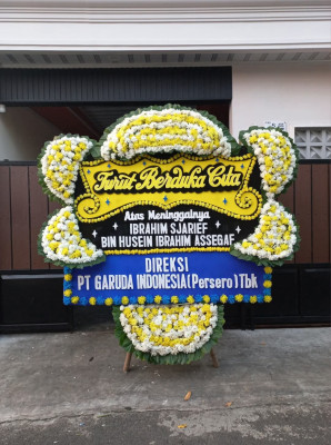 Papan Bunga Duka di Siantar Sitalasari