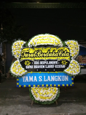 Papan Bunga Duka di Siantar Sitalasari