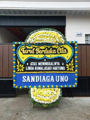 Papan Bunga Duka di Siantar Sitalasari